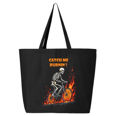 Rebel Skeleton Life Struggle Keep Going Survival Mode 25L Jumbo Tote