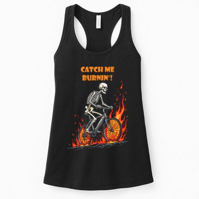 Rebel Skeleton Life Struggle Keep Going Survival Mode Womens Tank Top
