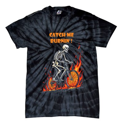Rebel Skeleton Life Struggle Keep Going Survival Mode Tie-Dye T-Shirt