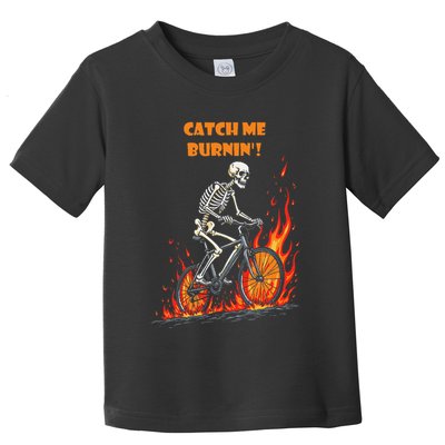 Rebel Skeleton Life Struggle Keep Going Survival Mode Toddler T-Shirt