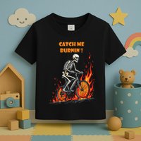 Rebel Skeleton Life Struggle Keep Going Survival Mode Toddler T-Shirt