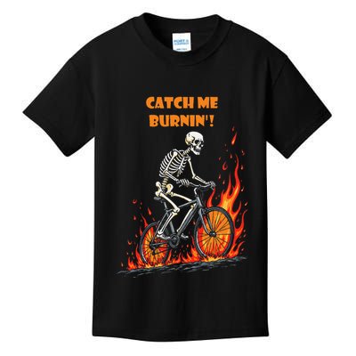 Rebel Skeleton Life Struggle Keep Going Survival Mode Kids T-Shirt