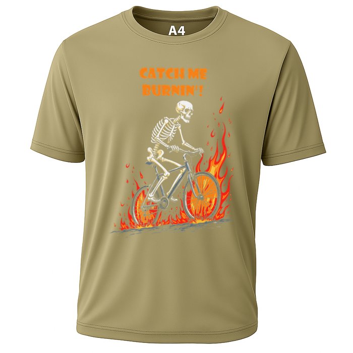 Rebel Skeleton Life Struggle Keep Going Survival Mode Performance Shirt