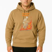 Rebel Skeleton Life Struggle Keep Going Survival Mode Hoodie