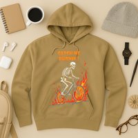 Rebel Skeleton Life Struggle Keep Going Survival Mode Hoodie