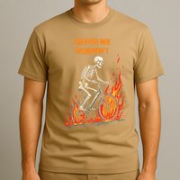 Rebel Skeleton Life Struggle Keep Going Survival Mode T-Shirt