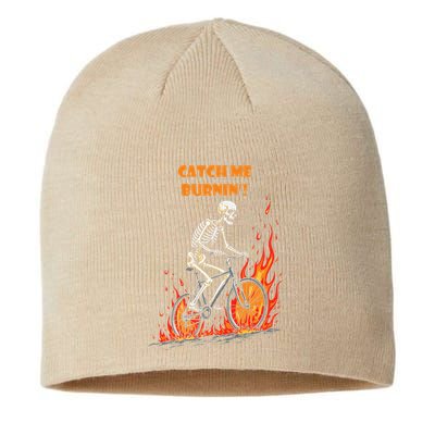 Rebel Skeleton Life Struggle Keep Going Survival Mode Sustainable Beanie