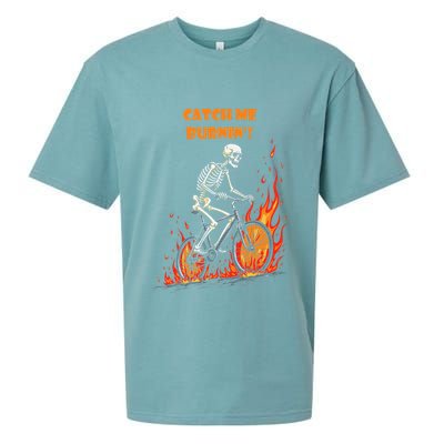 Rebel Skeleton Life Struggle Keep Going Survival Mode Sueded Cloud Jersey T-Shirt