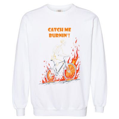 Rebel Skeleton Life Struggle Keep Going Survival Mode Garment-Dyed Sweatshirt