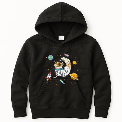 Reptile Space Leopard Gecko Lover Kids Hoodie