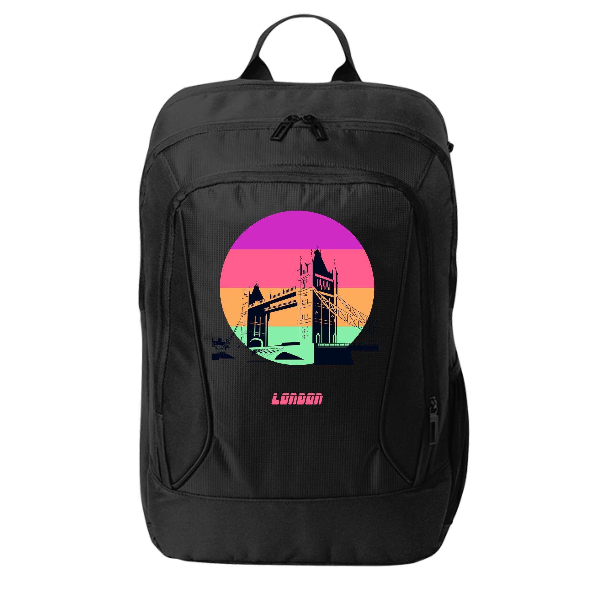 Retro Sun London Bridge City Backpack