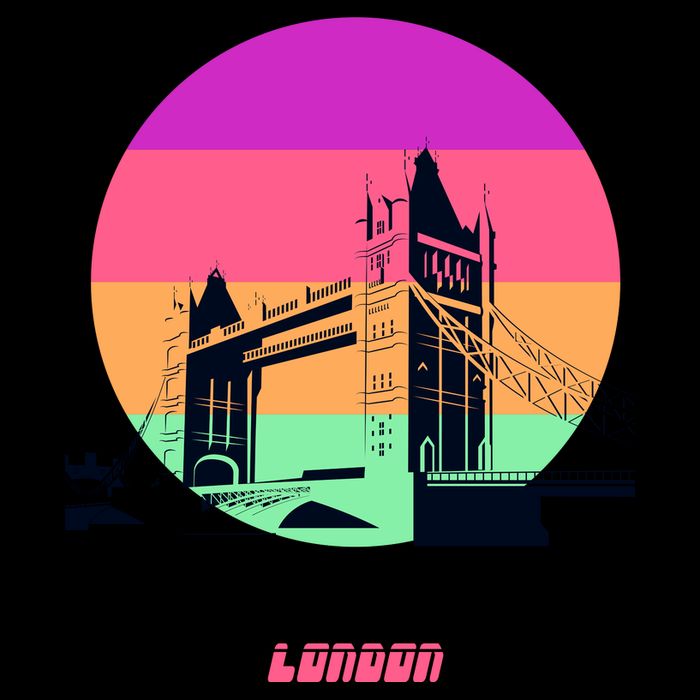 Retro Sun London Bridge City Backpack