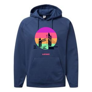 Retro Sun London Bridge Performance Fleece Hoodie