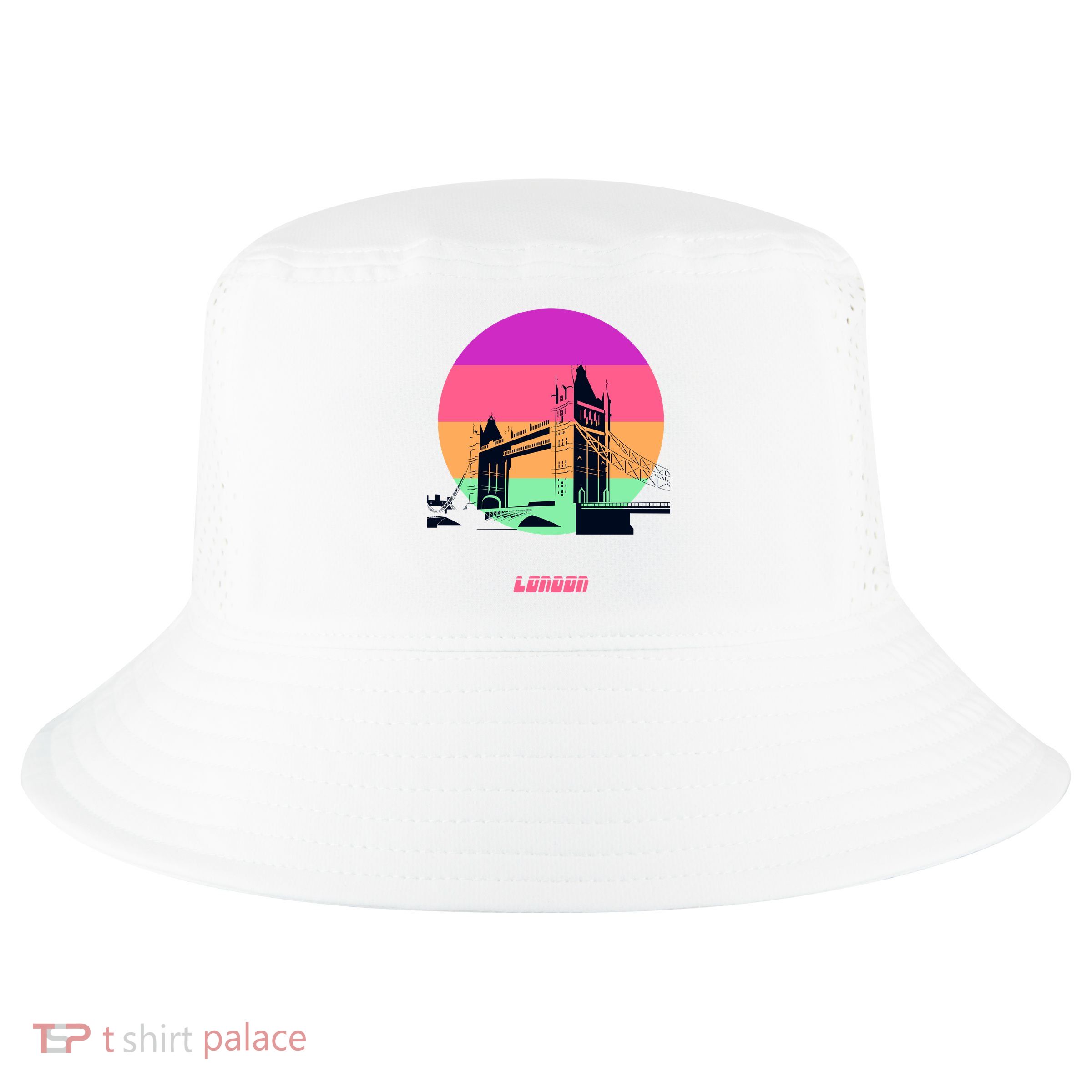 Retro Sun London Bridge Cool Comfort Performance Bucket Hat