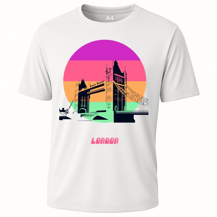 Retro Sun London Bridge Cooling Performance Crew T-Shirt