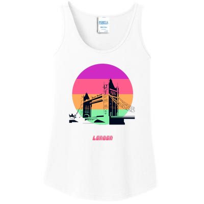 Retro Sun London Bridge Ladies Essential Tank