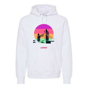 Retro Sun London Bridge Premium Hoodie