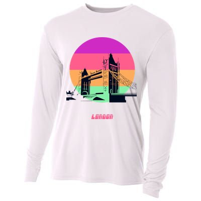 Retro Sun London Bridge Cooling Performance Long Sleeve Crew