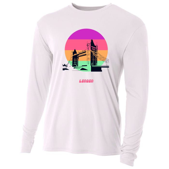 Retro Sun London Bridge Cooling Performance Long Sleeve Crew