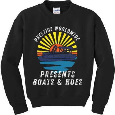 Retro Style Lover Prestige Worldwide Boats And Hoes Kids Sweatshirt