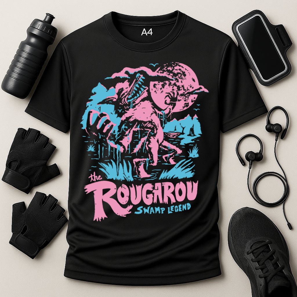 Rougarou Swamp Monster Loop Garu Performance Shirt
