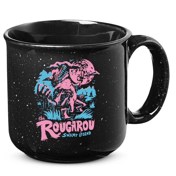 Rougarou Swamp Monster Loop Garu 15oz Campfire Ceramic Mug