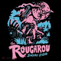 Rougarou Swamp Monster Loop Garu Youth Performance Sprint T-Shirt