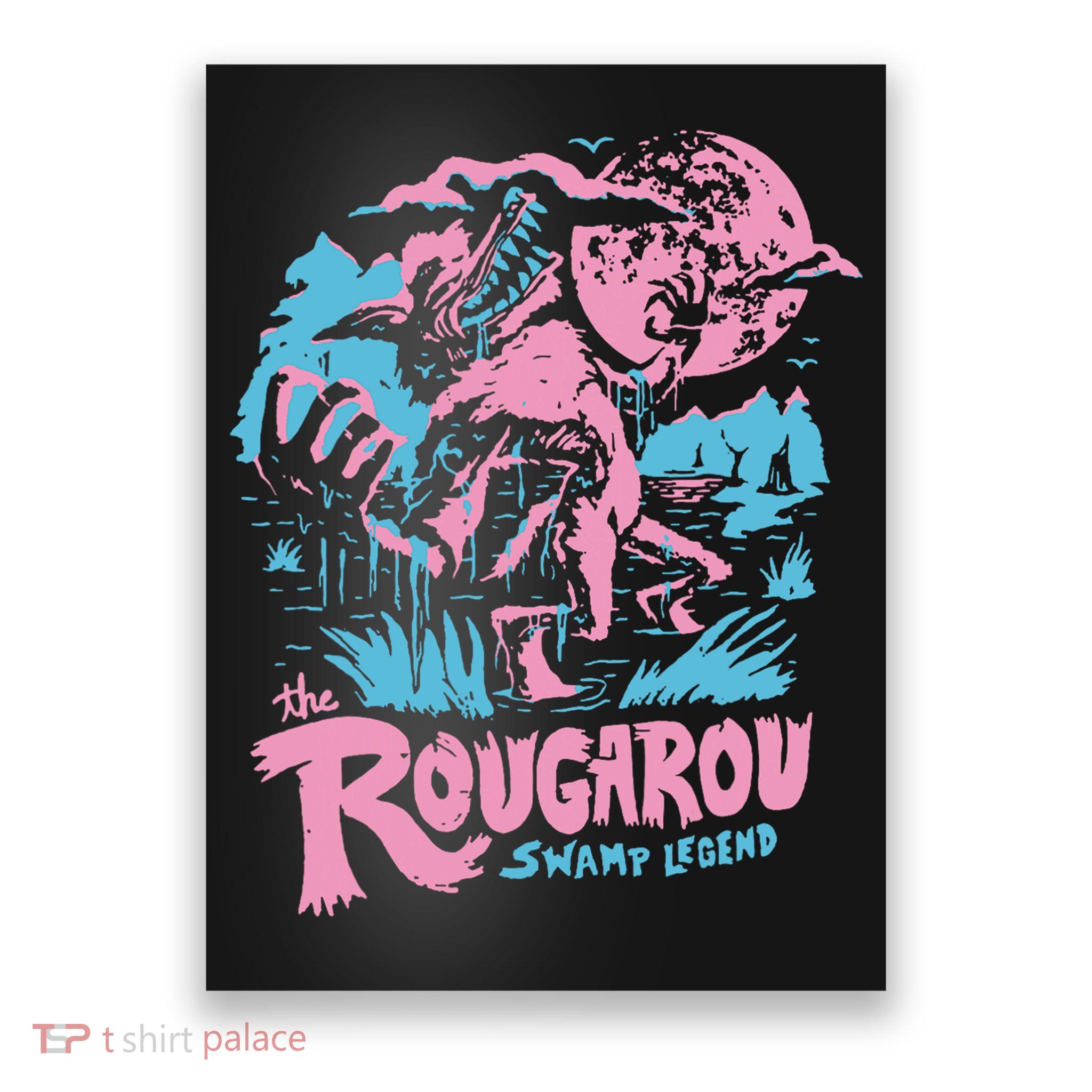 Rougarou Swamp Monster Loop Garu Poster