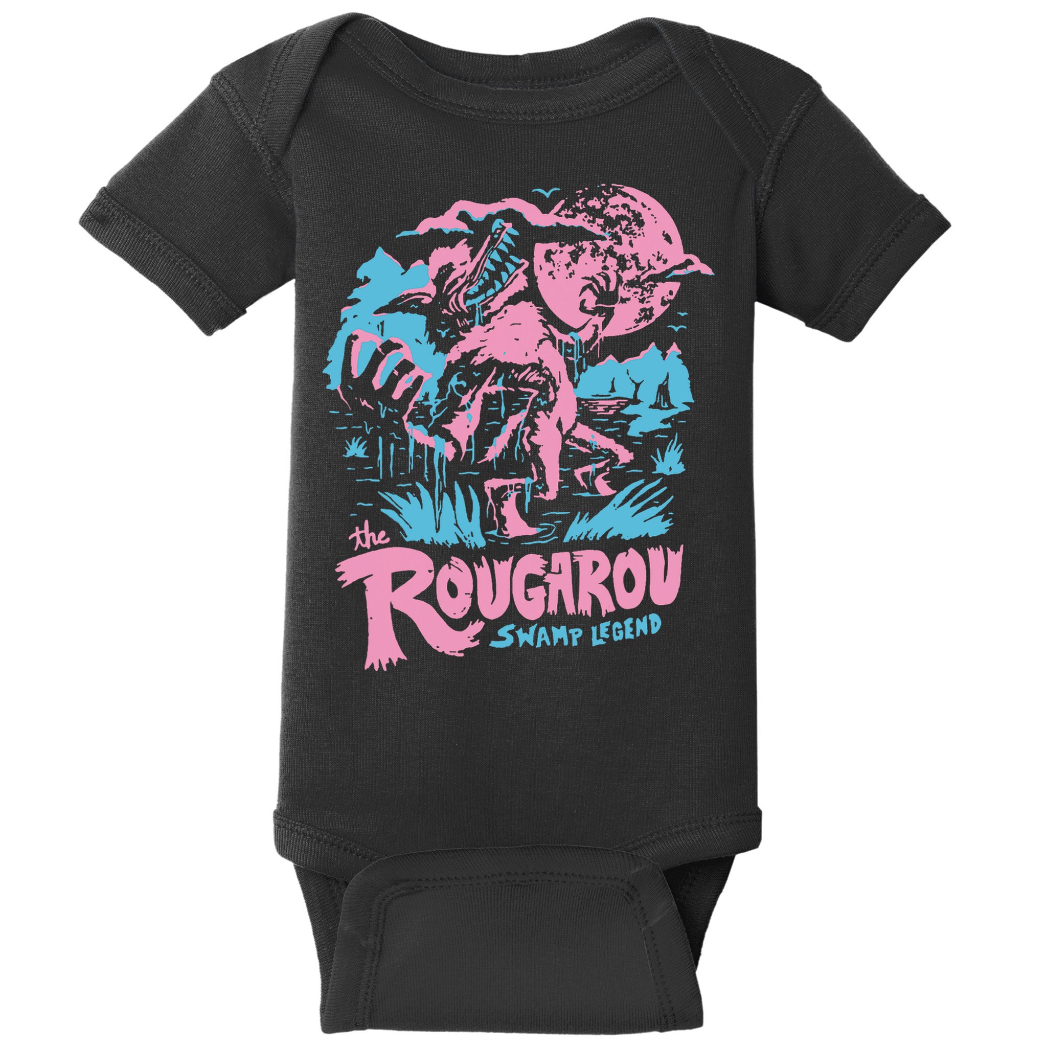 Rougarou Swamp Monster Loop Garu Baby Bodysuit
