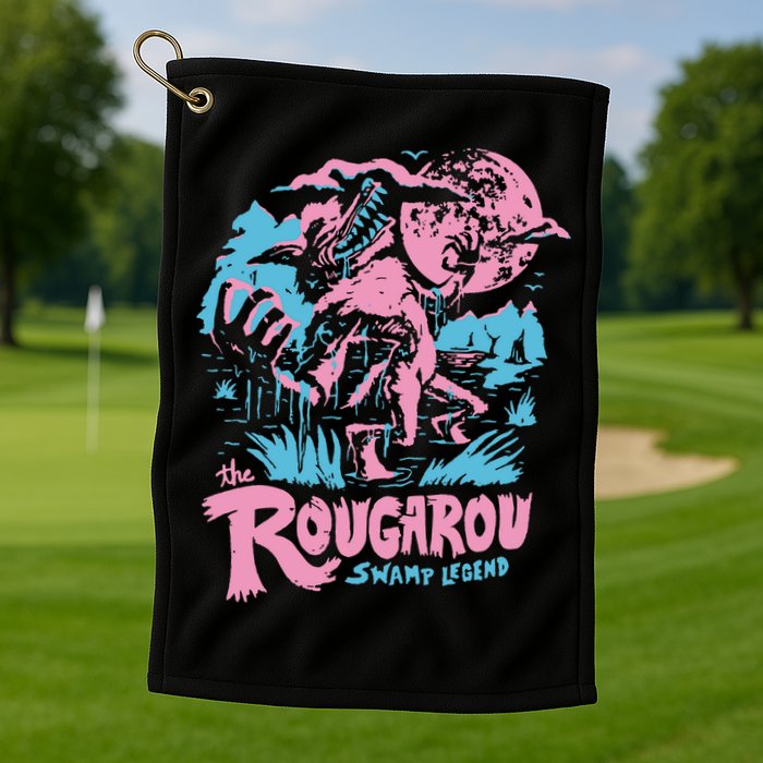 Rougarou Swamp Monster Loop Garu Golf Towel