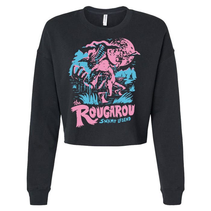 Rougarou Swamp Monster Loop Garu Cropped Pullover Crew