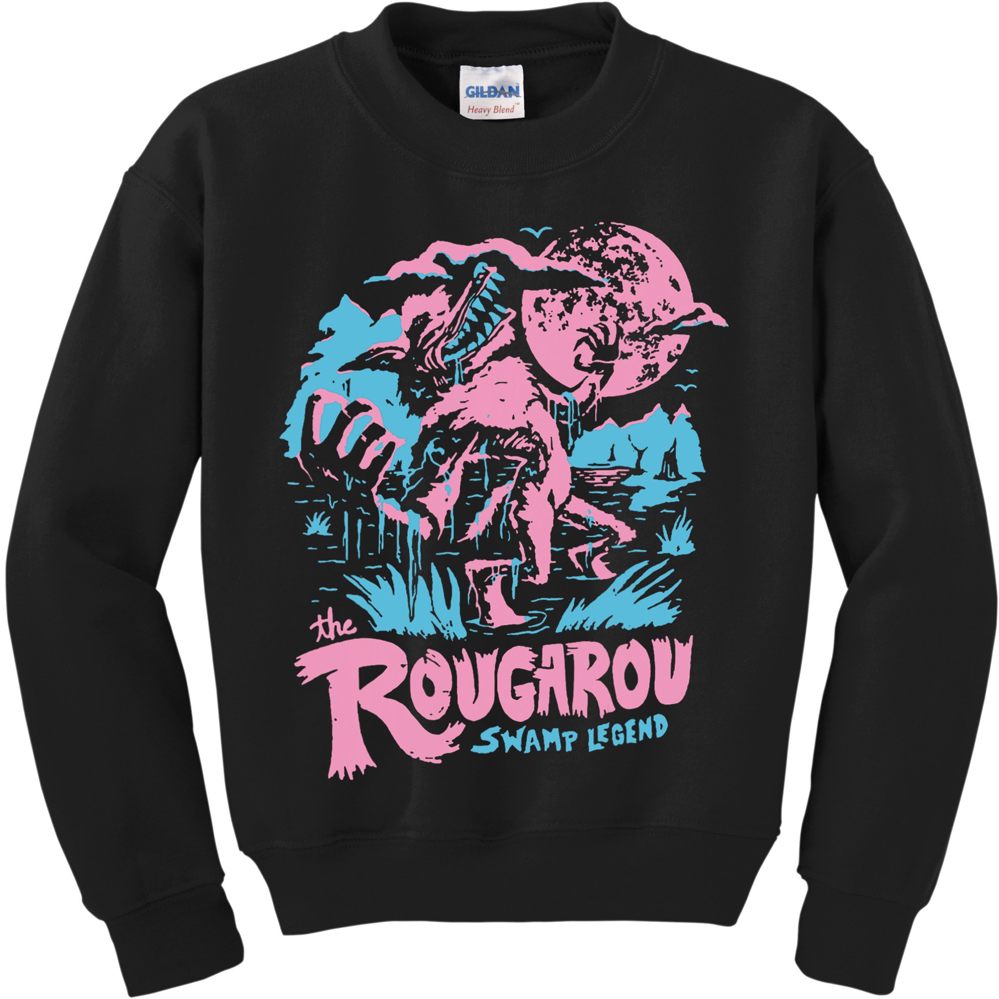 Rougarou Swamp Monster Loop Garu Kids Sweatshirt