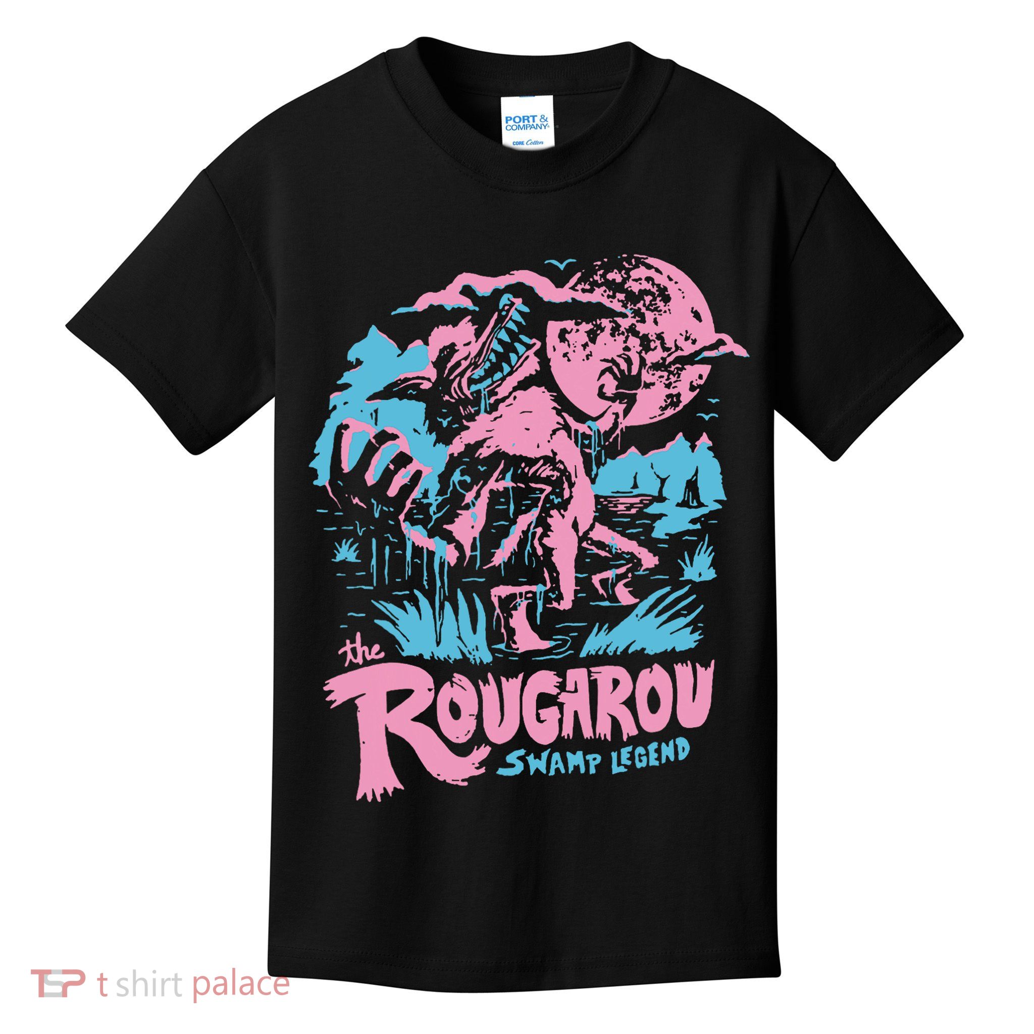 Rougarou Swamp Monster Loop Garu Kids T-Shirt