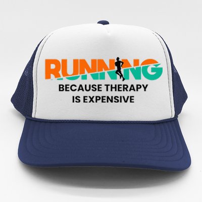 Running Sports Marathon Sprinting Funny Running Trucker Hat