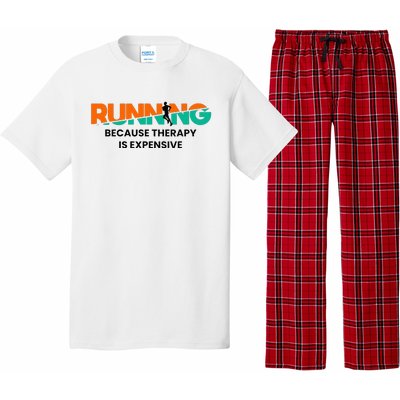 Running Sports Marathon Sprinting Funny Running Pajama Set