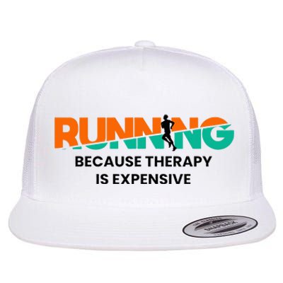 Running Sports Marathon Sprinting Funny Running Flat Bill Trucker Hat