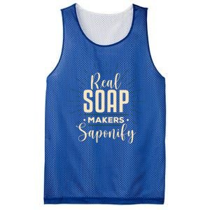 Real Soap Makers Saponify Soap Making Soapmaker Gift Mesh Reversible Basketball Jersey Tank