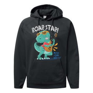 Roar Star Make Some Noise Cute Performance Fleece Hoodie