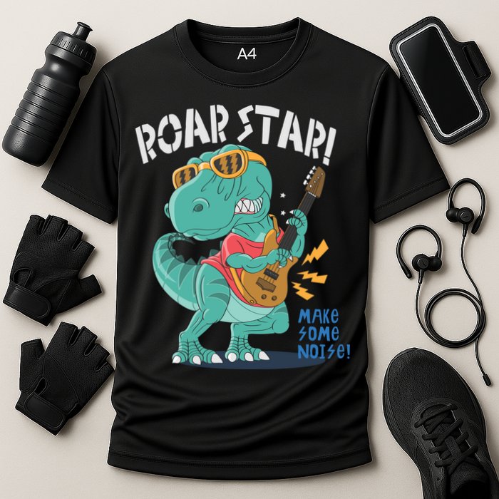 Roar Star Make Some Noise Cute Cooling Performance Crew T-Shirt