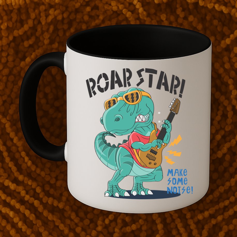 Roar Star Make Some Noise Cute Mug