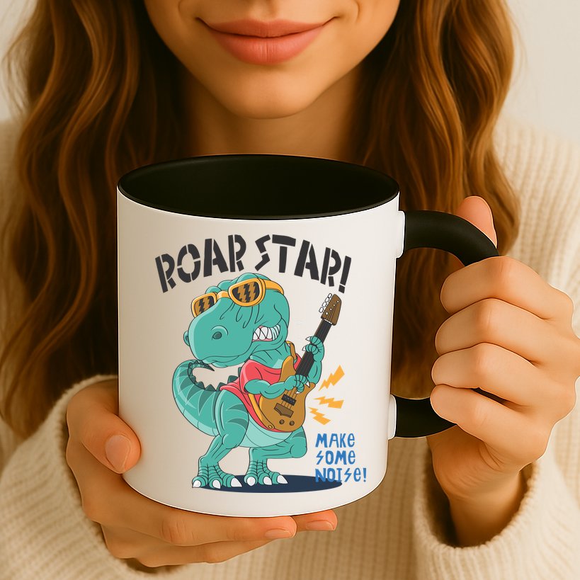 Roar Star Make Some Noise Cute Mug