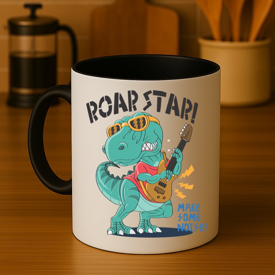 Roar Star Make Some Noise Cute Mug