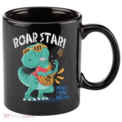 Roar Star Make Some Noise Cute 11oz C Handle Ceramic Mug