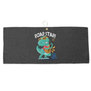 Roar Star Make Some Noise Cute Large Microfiber Waffle Golf Towel