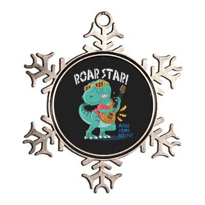 Roar Star Make Some Noise Cute Metallic Star Ornament