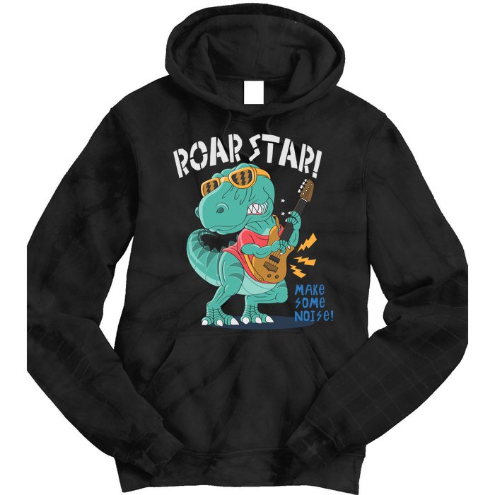 Roar Star Make Some Noise Cute Tie Dye Hoodie