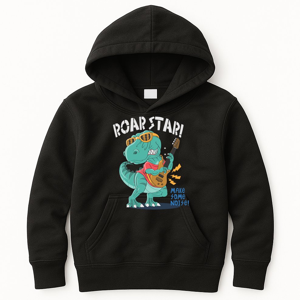 Roar Star Make Some Noise Cute Kids Hoodie