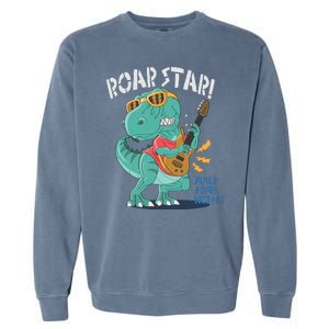 Roar Star Make Some Noise Cute Garment-Dyed Sweatshirt