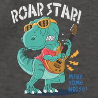 Roar Star Make Some Noise Cute Vector Backpack