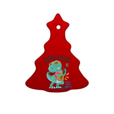 Roar Star Make Some Noise Cute Ceramic Tree Ornament